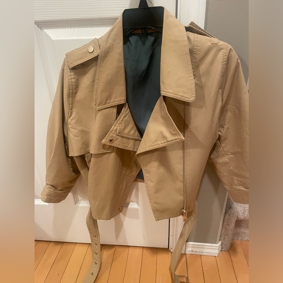 Jackets & Blazers - Tan Trench Jacket